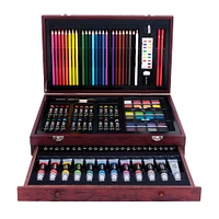 Art 101® Deluxe Art Set in Wood Organizer Case