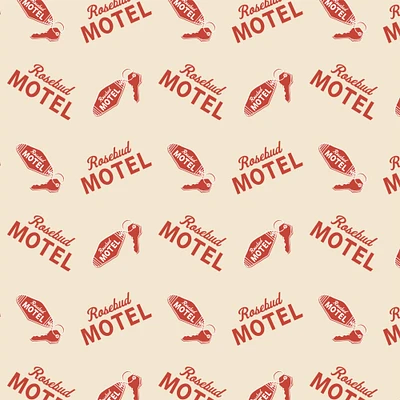 Schitt's Creek® Rosebud Motel & Keys Cotton Fabric