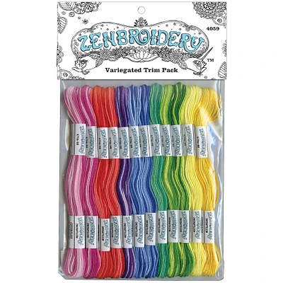 Zenbroidery™ Variegated Stitching Trim Pack