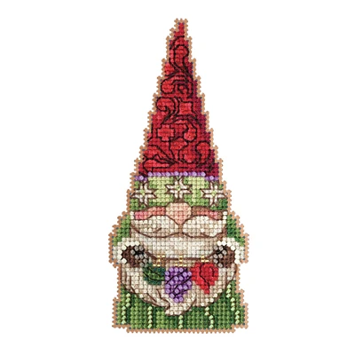 Mill Hill/Jim Shore Gnome With Ornaments Counted Cross Stitch Kit