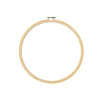 36 Pack: 9" Wooden Embroidery Hoop by Loops & Threads™
