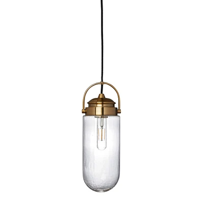 Robert Stevenson Lighting Shiloh Metal & Glass Ceiling Light