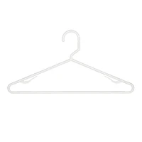 Woolite® White Plastic Hangers, 6ct.
