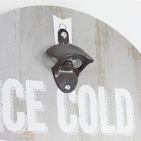 American Art Décor™ Ice Cold Beer Bottle Opener & Cap Catcher Wall Décor