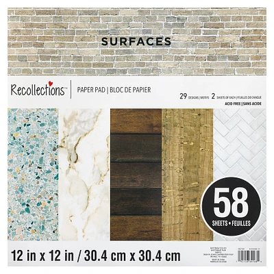 Surfaces Paper Pad by Recollections™, 12" x 12"