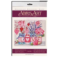 Abris Art With Tender & Love Counted Cross Stitch Kit