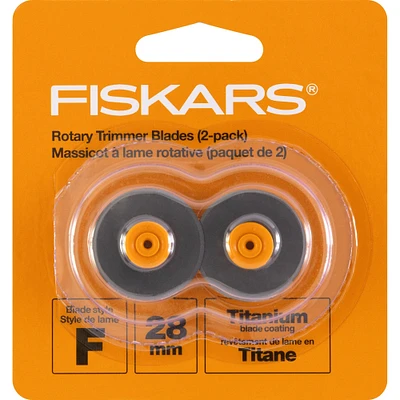 Fiskars® Rotary Trimmer Titanium Blades, 28mm