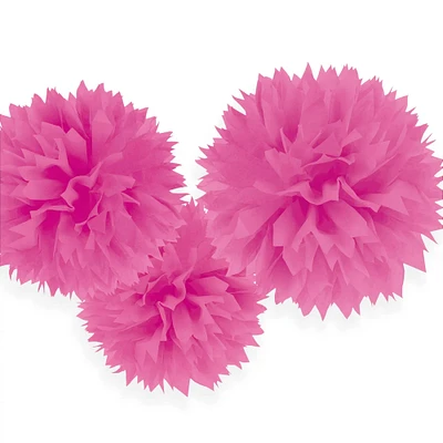 Fluffy Tissue Decorations, 6ct.