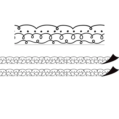 Teacher Created Resources Squiggles & Dots Magnetic Border, 48ft.