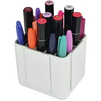 Deflecto® White Interlocking Marker Organizer