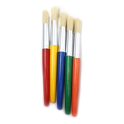 Charles Leonard 7.5" Round Paint Brush Set, 6 Packs of 5