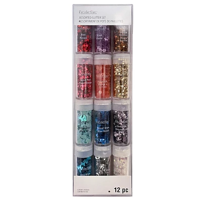 6 Packs: 12 ct. (72 total) Glitter Shapes Pack by Recollections™