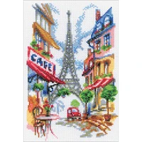 RTO Quiet Corner Of Paris Counted Cross Stitch Kit