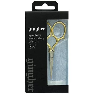 Gingher® 3.5" Epaulette Embroidery Scissors