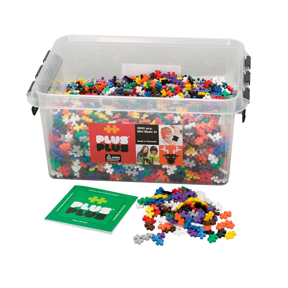 Plus-Plus® Basic Colors School Set, 3,600ct.