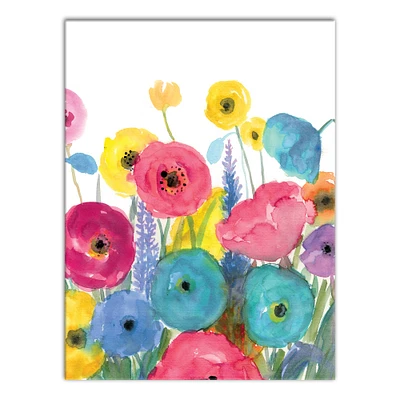 Bright Blooms Canvas Wall Art