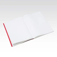 Fabriano® EcoQua Red Raspberry Grid Notepad, A4