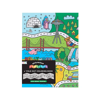 OOLY USA Road Trippin' Picturesque Panorama Coloring Book