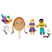 8 Pack: Diversity Foam People Craft Kit by Creatology™