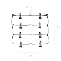 Organize It All 4 Tier Fold Up Skirt Hanger