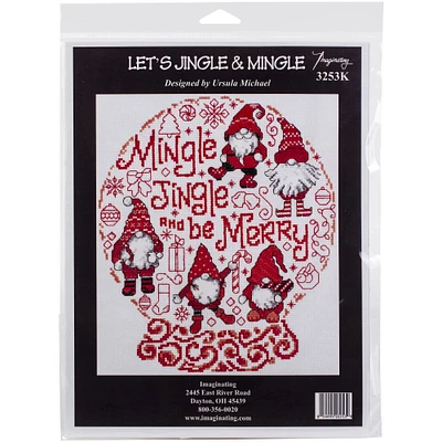 Imaginating Let's Mingle & Jingle Counted Cross Stitch Kit