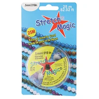 Stretch Magic® 0.5mm Black Bead & Jewelry Cord, 25m