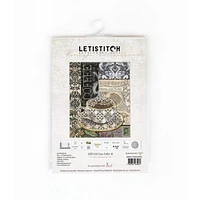Letistitch Lion Coffee B Counted Cross Stitch Kit