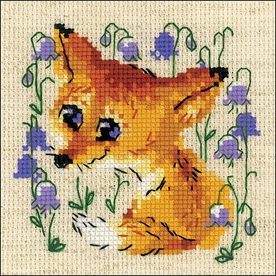 RIOLIS Little Fox Counted Cross Stitch Kit