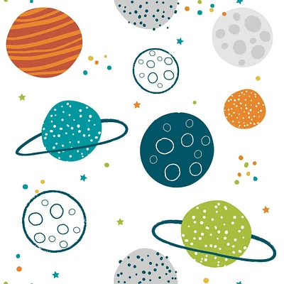 RoomMates Planets Peel & Stick Wallpaper