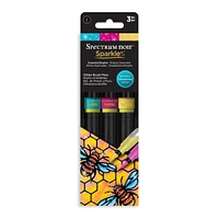 Spectrum Noir™ Essential Brights Sparkle Glitter Brush Pen Set