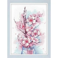 Oven Apple Blossom Cross Stitch Kit