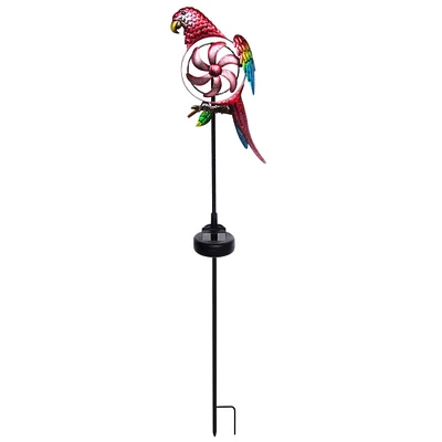 Santa's Workshop 33" Solar Parrot Windmill