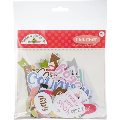 Doodlebug Design Inc.™ Odds & Ends Chit Chat Down on the Farm Die Cuts