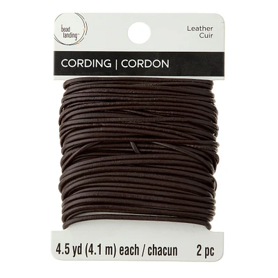 12 Pack: Brown Leather Cording by Bead Landing™