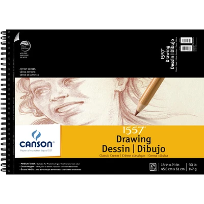 Canson® 1557® Artist Series Classic Cream Drawing Pad