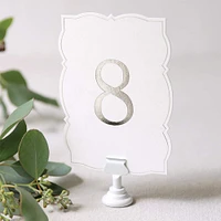 Style Me Pretty Silver Table Numbers, 1-25