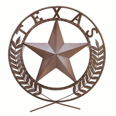 25.5" Metal Texas Star Wall Plaque