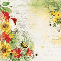 49 and Market Vintage Artistry Countryside 12" x 12" Homestead Double-Sided Cardstock, 20 Sheets