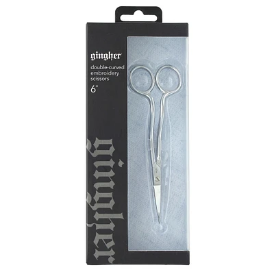 Gingher® 6" Double-Curved Embroidery Scissors