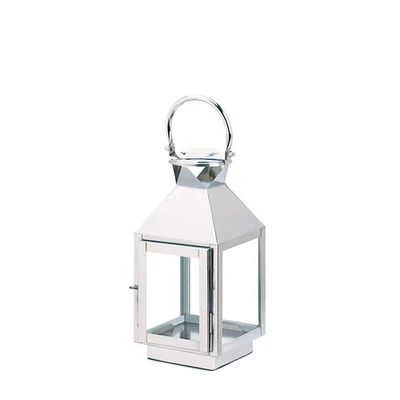 12" Silver Dapper Lantern