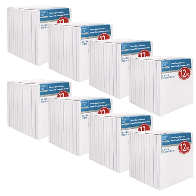 8 Packs: 12 ct. (96 total) 8" x 8" Super Value Canvas by Artist's Loft™ Necessities™