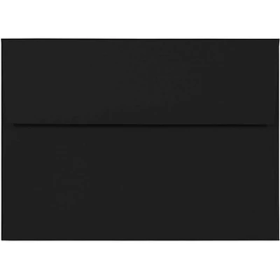 JAM Paper A7 Smooth Black Invitation Envelopes, 50ct.