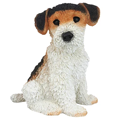 Design Toscano 9" Fox Terrier Puppy Dog Statue