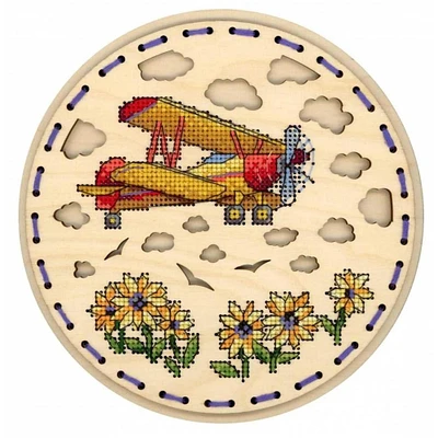 MP Studia High in the Sky Cross Stitch on Wood Kit