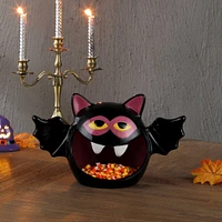 Mr. Halloween 9" Motion Activated Ceramic Bat Candy Bowl