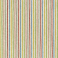 P/K Lifestyles Multicolored Ticking Stripe Home Décor Fabric