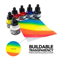 Daler-Rowney® FW Acrylic Ink Primary Set with Empty Marker