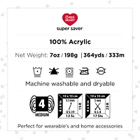 Red Heart® Super Saver® O'Go™ Solid Yarn