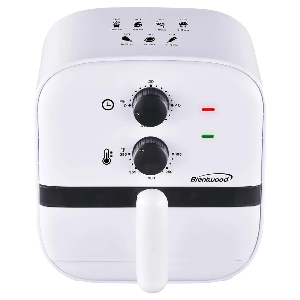 Brentwood White 1qt. 700 Watt Electric Air Fryer