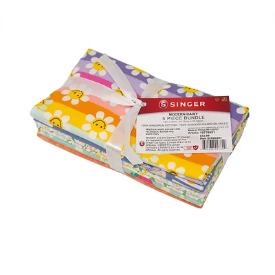 SINGER Modern Daisy Cotton Fabric Bundle